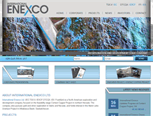 Tablet Screenshot of enexco.ca